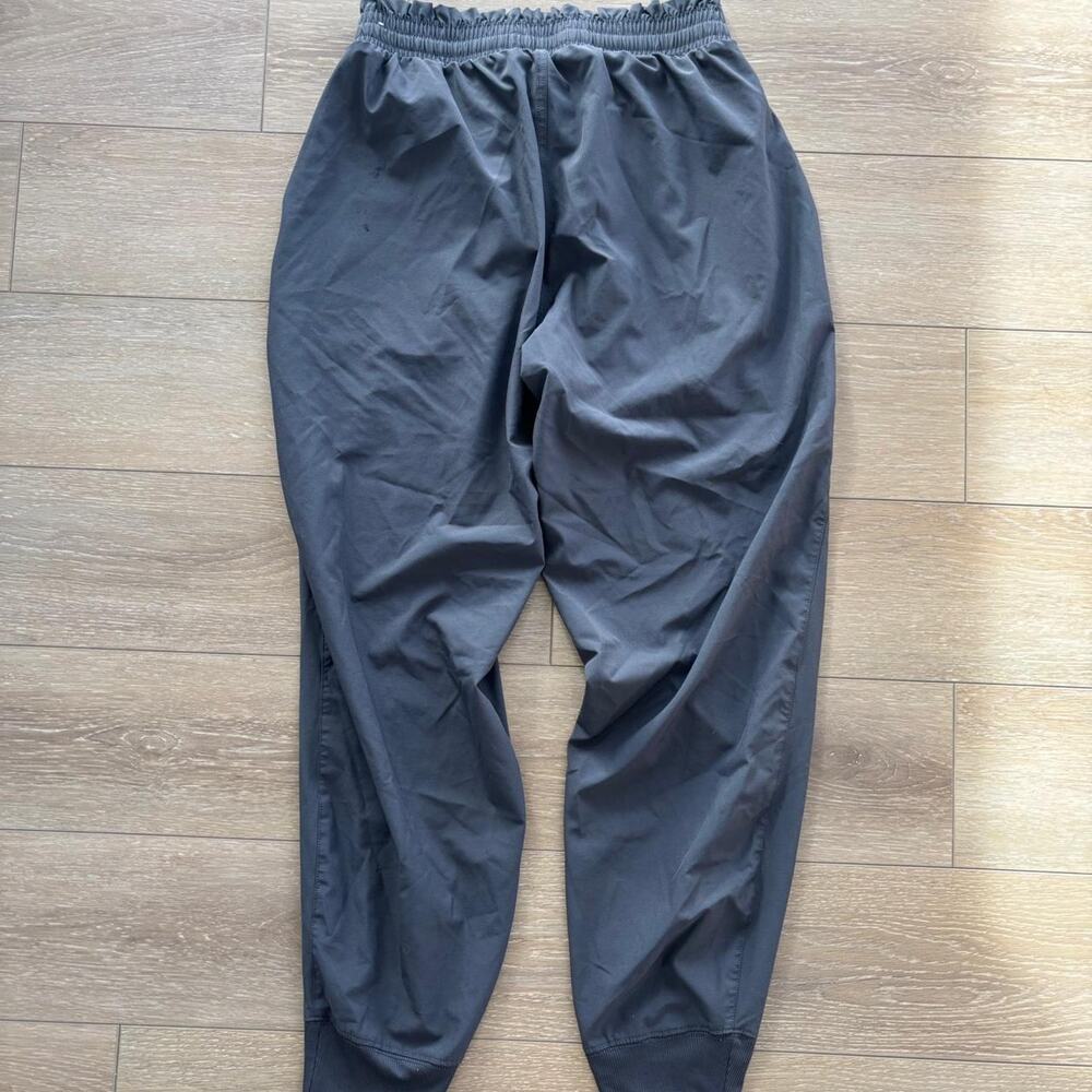 Abercrombie & Fitch Gray High Elastic Drawstring Waist Jogger Pants Sz Small - Picture 3 of 6